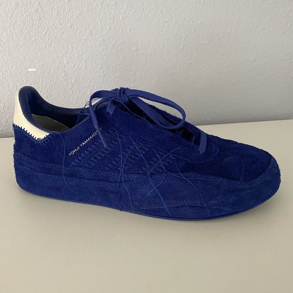 Y-3 Adidas X Yohji Yamamoto Gazelle Sneakers/7 (40)/Blue Suede/New - Picture 1 of 4